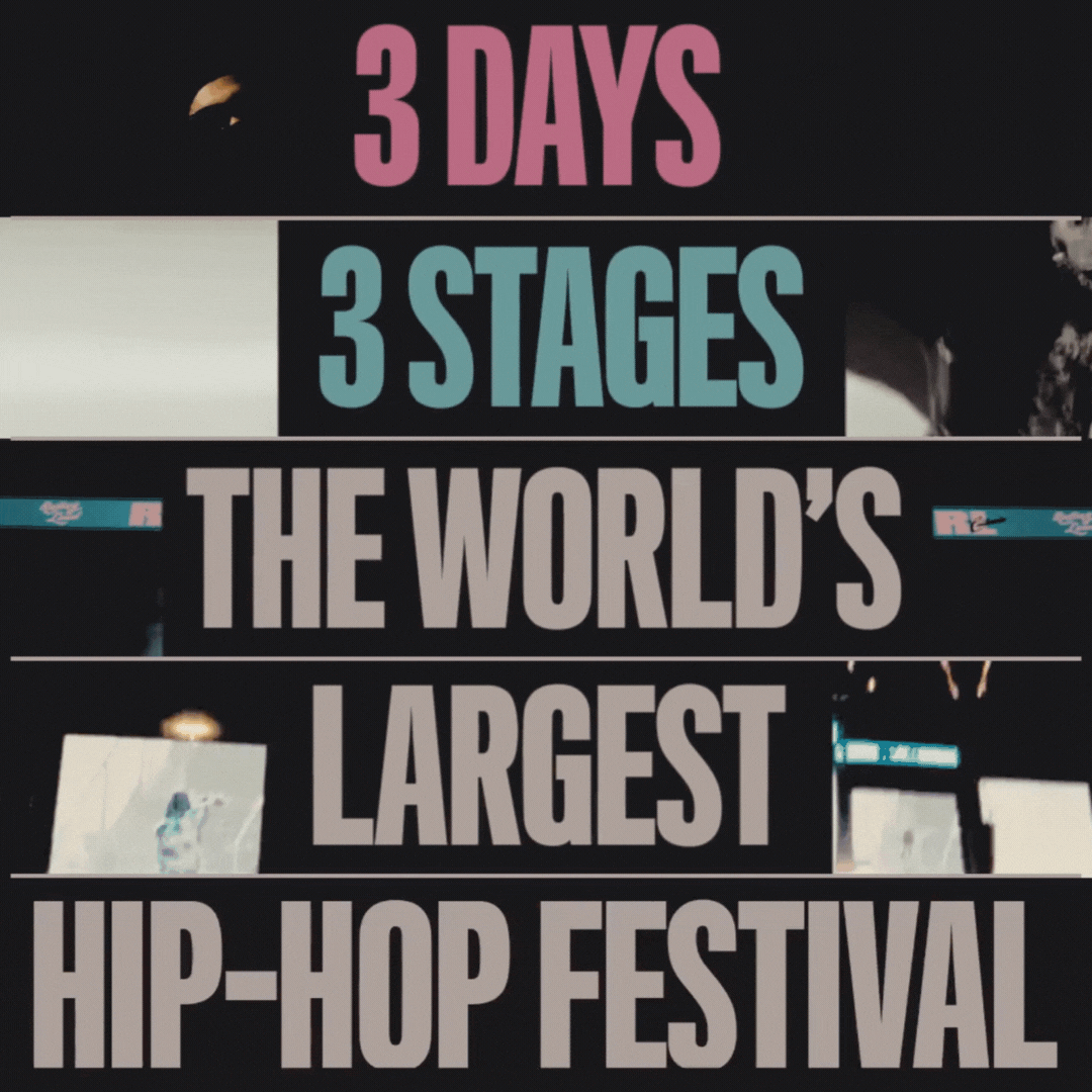 3 Days, 3 Stages – The World's Largest Hip-Hop Festival